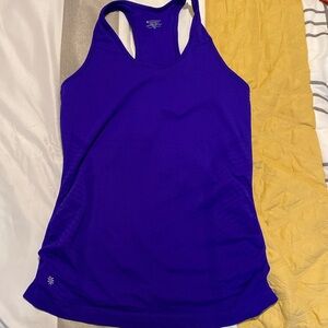 Electric purple/ blueish athleta speed light tank